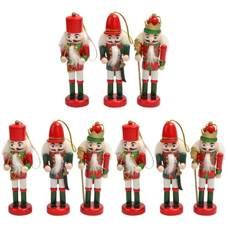 NUOLUX 9 pcs Christmas Hanging Nutcracker Wooden Nutcracker Ornament Xmas Tabletop Nutcracker
NUOLUX 9 pcs Christmas Hanging Nutcracker Wooden Nutcracker Ornament Xmas Tabletop Nutcracker
