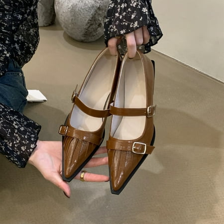 French style chunky heel pointed Mary Jane single-layer shoes women‘s shoes new summer black elegant spring and autumn small shoes
French style chunky heel pointed Mary Jane single-layer shoes women‘s shoes new summer black elegant spring and autumn small shoes