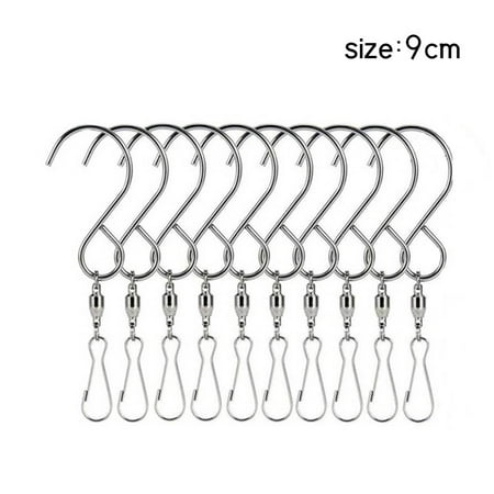 Swivel Hanging Hooks Clips Hanging Wind Spinners Wind Chimes Birds Feeder Garden
Swivel Hanging Hooks Clips Hanging Wind Spinners Wind Chimes Birds Feeder Garden