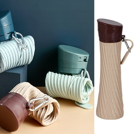Water Bottle High Elasticity Large Capacity Silicone Food Grade Small Waist Drink Cup Outdoor Accessories-Brown
Water Bottle High Elasticity Large Capacity Silicone Food Grade Small Waist Drink Cup Outdoor Accessories-Brown
