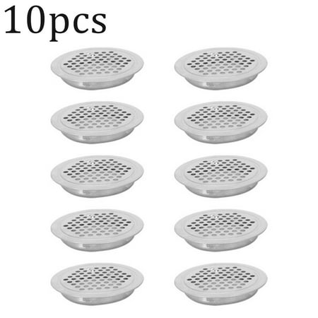 10Pcs Stainless Steel Air Vent Grille / Wardrobe Cabinet Metal Ventilation Plug Flat
10Pcs Stainless Steel Air Vent Grille / Wardrobe Cabinet Metal Ventilation Plug Flat