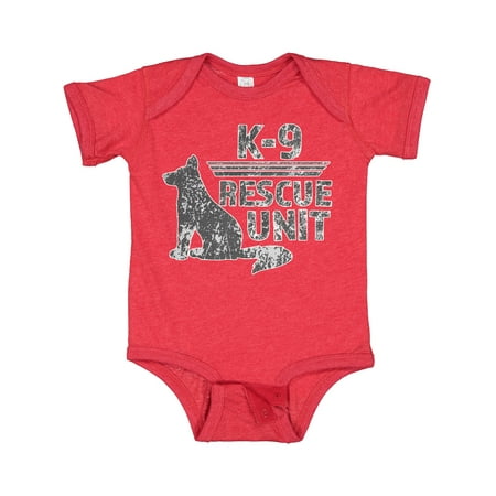 Inktastic German Shepard K-9 Rescue Unit Gift Baby Boy or Baby Girl Bodysuit