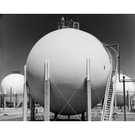 Horton Spheres at an oil refinery Baton Rouge Louisiana USA Canvas Art - (18 x 24)