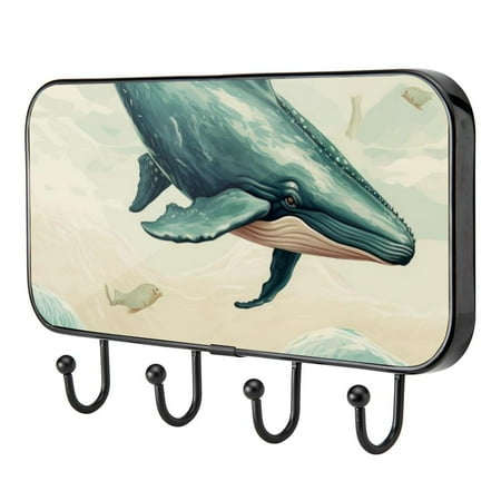 Whale Sea Ocean Self Adhesive Towel Coat Wood Iron Hooks for Home Keys Door Outdoor Home Improvement Utility Hook
Whale Sea Ocean Self Adhesive Towel Coat Wood Iron Hooks for Home Keys Door Outdoor Home Improvement Utility Hook
