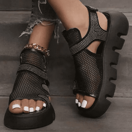 Women‘s Platform Flat Sandals Open Toe Cut Out Breathable Comfy Sandals Women‘s Indoor & Outdoor Footwear
Women‘s Platform Flat Sandals Open Toe Cut Out Breathable Comfy Sandals Women‘s Indoor & Outdoor Footwear