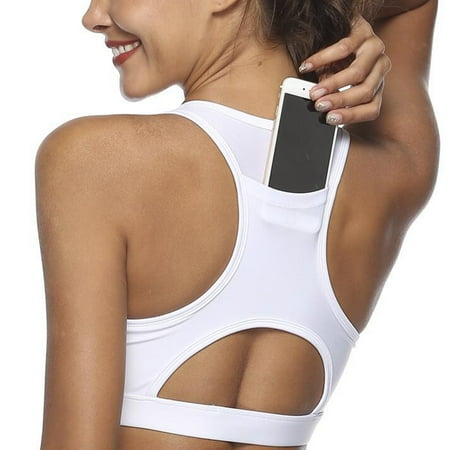 Cathalem Women Fitness Beautiful Hot Yoga Bra Back Plug Cell Phone Pocket Yoga Bra Sports Bra Atmosphere Top Vest White Large
Cathalem Women Fitness Beautiful Hot Yoga Bra Back Plug Cell Phone Pocket Yoga Bra Sports Bra Atmosphere Top Vest White Large