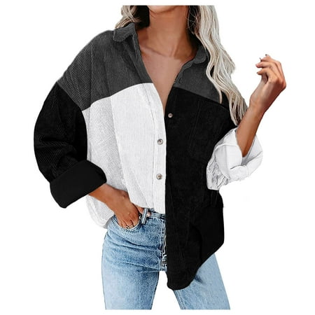 jsaierl Beach Shirt Women Button Up Long-sleeve Shirt Lapel Collar Button Down Blouses Loose Fit Tops Turn Down Collar Top
jsaierl Beach Shirt Women Button Up Long-sleeve Shirt Lapel Collar Button Down Blouses Loose Fit Tops Turn Down Collar Top