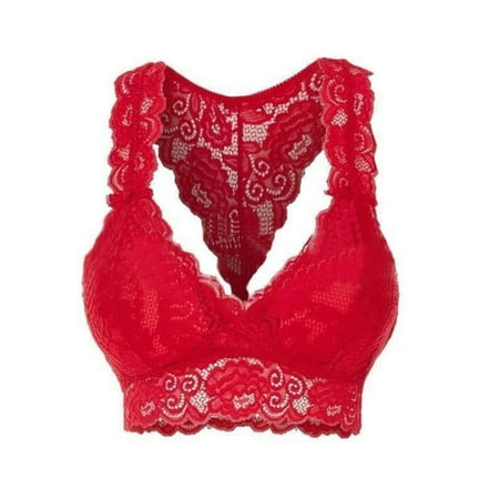 Là Vestmon Ladies Sexy Lace Bra Soft Comfortable Triangle Halter