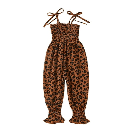 Toddler Baby Girls Sleeveless Leopard Printed Romper Spaghetti Straps Jumpsuit Clothes Newborn Infant Child Clothing Streetwear Kids Dailywear Outwear
Toddler Baby Girls Sleeveless Leopard Printed Romper Spaghetti Straps Jumpsuit Clothes Newborn Infant Child Clothing Streetwear Kids Dailywear Outwear