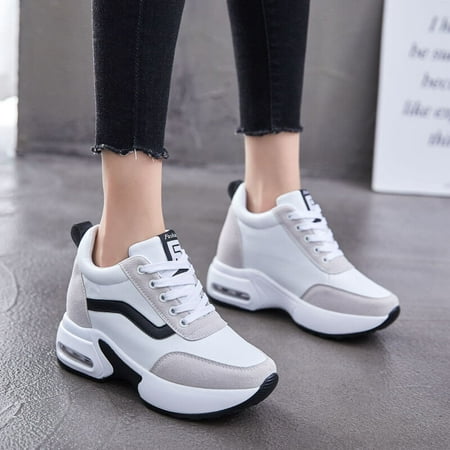 Inner Wedge Air Cushion Sole Sneakers Colorblock Lace Up Shoes Women‘s Footwear
Inner Wedge Air Cushion Sole Sneakers Colorblock Lace Up Shoes Women‘s Footwear