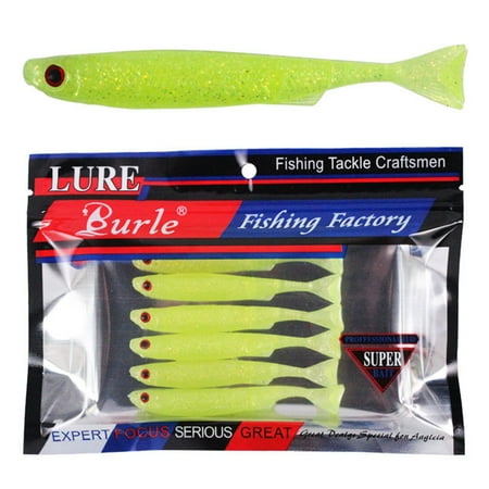 Fishing Lures Artificial Bait Swimbaits Realistic Appearance Fishing Tackle Yellow Night Light 6 Packs
Fishing Lures Artificial Bait Swimbaits Realistic Appearance Fishing Tackle Yellow Night Light 6 Packs