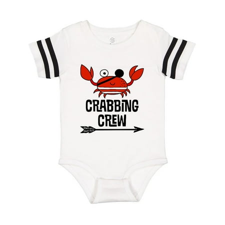 Inktastic Crabbing Crew Crab Lover Gift Baby Boy or Baby Girl Bodysuit