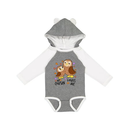 Inktastic My Cousin Loves Me- cute owl family Gift Baby Boy or Baby Girl Long Sleeve Bodysuit
Inktastic My Cousin Loves Me- cute owl family Gift Baby Boy or Baby Girl Long Sleeve Bodysuit