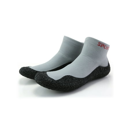 Daeful Unisex Sock Shoes Knit Upper Socks Diving Beach Water Shoe Fitness Lightweight Casual Yoga Flats Light Gray 5
Daeful Unisex Sock Shoes Knit Upper Socks Diving Beach Water Shoe Fitness Lightweight Casual Yoga Flats Light Gray 5