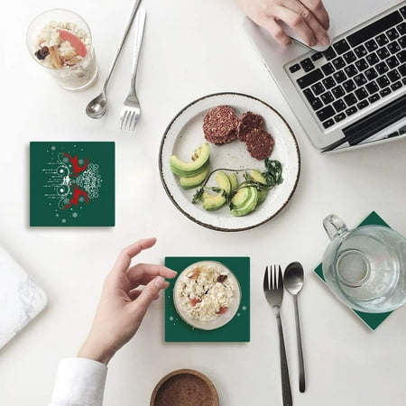 KXMDXA Christmas Deer Set of 6 Coaster for Drinks Absorbent Ceramic Stone Coasters Cup Mat with Cork Base for Home Kitchen Room Coffee Table Bar Decor
KXMDXA Christmas Deer Set of 6 Coaster for Drinks Absorbent Ceramic Stone Coasters Cup Mat with Cork Base for Home Kitchen Room Coffee Table Bar Decor