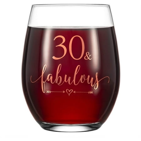 Rose Gold 30 & Fabulous Wine Glass for Women 30th Birthday Gifts Funny Ideas for Women Wife Mom Sister Aunt Friends Coworker Her Rose Gold Foil
Rose Gold 30 & Fabulous Wine Glass for Women 30th Birthday Gifts Funny Ideas for Women Wife Mom Sister Aunt Friends Coworker Her Rose Gold Foil