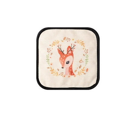Fjofpr Clearance Cartoon Dining Table Mat Heat Pad Pot Holder Heat-Resistant Linen Fabric Cute Anti-Scalding Mat for Kitchen Accessories
Fjofpr Clearance Cartoon Dining Table Mat Heat Pad Pot Holder Heat-Resistant Linen Fabric Cute Anti-Scalding Mat for Kitchen Accessories