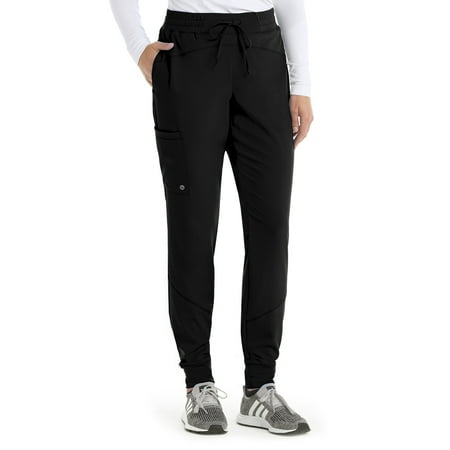 Barco One BOP513 Mid Rise Perforated Jogger Pant-Black-XX-Large