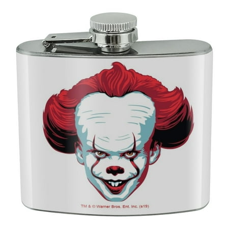IT Pennywise Come Home Stainless Steel 5oz Hip Drink Kidney Flask