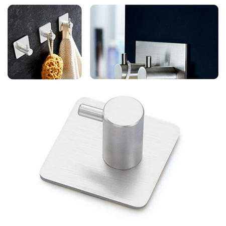 Younar 304 Stainless Steel Metal Sticky Single Hook Single Hanger For Door Wall Bath
Younar 304 Stainless Steel Metal Sticky Single Hook Single Hanger For Door Wall Bath