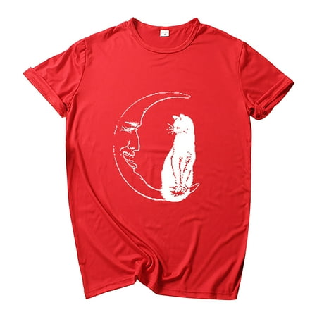 New Fashion Women s Short Sleeve Casual Print Loose T-shirt Top Blouse Womens Sport Tops Loose Fit And Shirt Large Woman Shirt under Scrub Women Long Sleeve Shirts Women Stripe Shirt Womens Loose
New Fashion Women s Short Sleeve Casual Print Loose T-shirt Top Blouse Womens Sport Tops Loose Fit And Shirt Large Woman Shirt under Scrub Women Long Sleeve Shirts Women Stripe Shirt Womens Loose