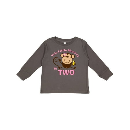 Inktastic Little Monkey Girl 2nd Birthday Gift Toddler Toddler Girl Long Sleeve T-Shirt
Inktastic Little Monkey Girl 2nd Birthday Gift Toddler Toddler Girl Long Sleeve T-Shirt