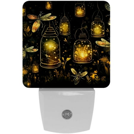 Firefly LED Square Night Lights - Modern Design Soft Glow Energy Efficient - for Bedroom Nursery or Bathroom - Set of 2
Firefly LED Square Night Lights - Modern Design Soft Glow Energy Efficient - for Bedroom Nursery or Bathroom - Set of 2