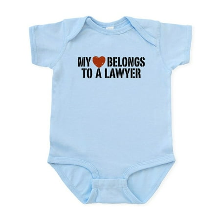 CafePress - My Heart Belongs To A Lawyer Infant Bodysuit - Baby Light Bodysuit Size Newborn - 24 Months
CafePress - My Heart Belongs To A Lawyer Infant Bodysuit - Baby Light Bodysuit Size Newborn - 24 Months