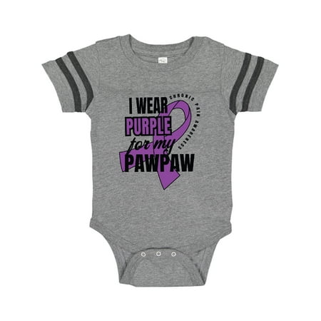 Inktastic Chronic Pain I Wear Purple For My Pawpaw Gift Baby Boy or Baby Girl Bodysuit
Inktastic Chronic Pain I Wear Purple For My Pawpaw Gift Baby Boy or Baby Girl Bodysuit
