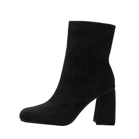 Youmylove Women Ankle Boots Autumn Winter Fashion Comfortable Square Toe Square Heel Simple Solid Color Side Zipper Footwear
Youmylove Women Ankle Boots Autumn Winter Fashion Comfortable Square Toe Square Heel Simple Solid Color Side Zipper Footwear