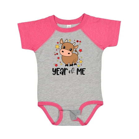 Inktastic 2021 Year of Me Cute Ox Gift Baby Boy or Baby Girl Bodysuit