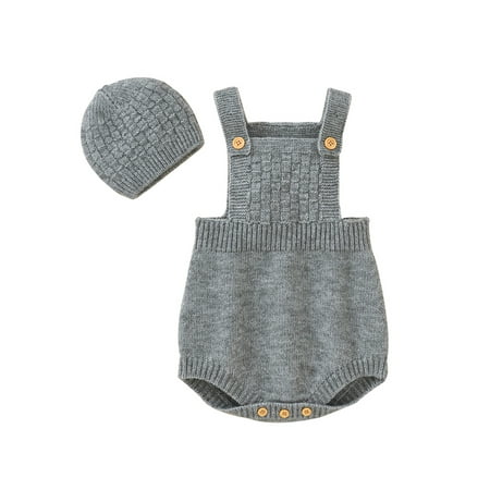 Bagilaanoe Newborn Baby Girl Boy Knitted Rompers Sleeveless Sweater Bodysuit + Hat 3M 6M 9M 12M 18M Infant Ribbed One Piece Jumpsuit
Bagilaanoe Newborn Baby Girl Boy Knitted Rompers Sleeveless Sweater Bodysuit + Hat 3M 6M 9M 12M 18M Infant Ribbed One Piece Jumpsuit