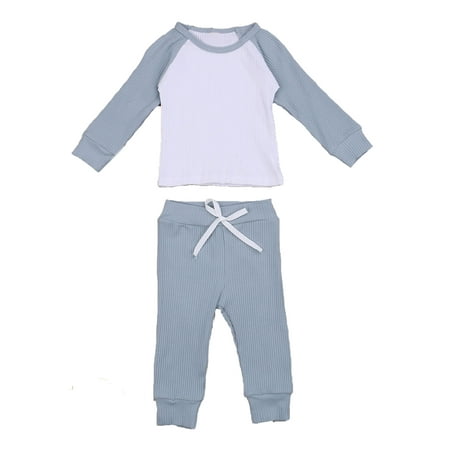 Izhansean Toddler Baby Boy Fall Winter Clothes Long Sleeve T-Shirt Tops+Long Pants Outfit Light Blue 6-12 Months
Izhansean Toddler Baby Boy Fall Winter Clothes Long Sleeve T-Shirt Tops+Long Pants Outfit Light Blue 6-12 Months
