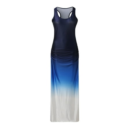 COBKK Womens Business Dresses Sleeveless Round-Neck Dress Women s Beach Sleeveless Vest Gradient Digital Printing One-piece Dress Womens Dresses Wedding Guest Sky Blue S Belle Engagement Dresses
COBKK Womens Business Dresses Sleeveless Round-Neck Dress Women s Beach Sleeveless Vest Gradient Digital Printing One-piece Dress Womens Dresses Wedding Guest Sky Blue S Belle Engagement Dresses