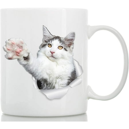 Reaching Maine Coon Cat Mug - Black White Maine Coon Ceramic Coffee Mug - Perfect Maine Coon Cat Gifts - Funny Maine Coon Cat Coffee Mug for Cat Lovers (11oz)
Reaching Maine Coon Cat Mug - Black White Maine Coon Ceramic Coffee Mug - Perfect Maine Coon Cat Gifts - Funny Maine Coon Cat Coffee Mug for Cat Lovers (11oz)