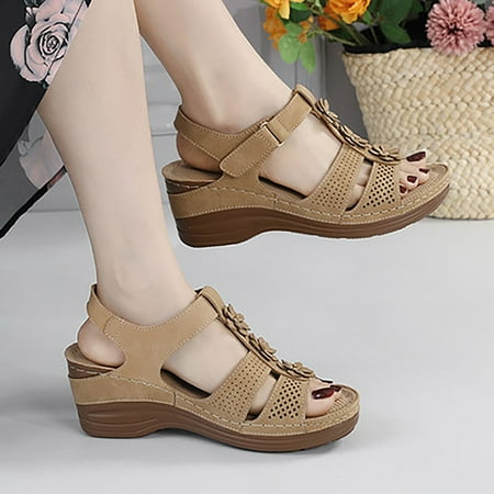 ZHELIYO Women s sandals Summer Sandals For Women Adhesive Sloping Heel Flower SandalsShoes Girls Sports Sandals Beige 8.5
ZHELIYO Women s sandals Summer Sandals For Women Adhesive Sloping Heel Flower SandalsShoes Girls Sports Sandals Beige 8.5