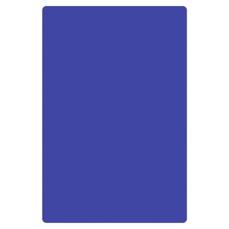 18 X 12 X 1/2 Color Pe Board Blue Pack of 6