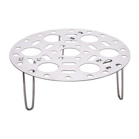 NUOLUX 1Pc Stainless Steel Steaming Rack Kitchen Food Steamer Heating Food Stand Silver
NUOLUX 1Pc Stainless Steel Steaming Rack Kitchen Food Steamer Heating Food Stand Silver