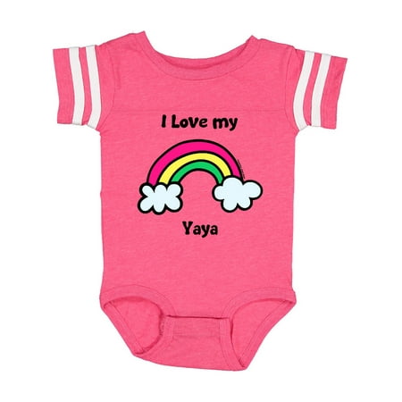 Inktastic I Love my Yaya Gift Baby Boy or Baby Girl Bodysuit