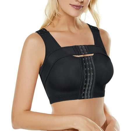 Nebility Women Front Closure Bra Post-Surgery Posture Corrector Shaper Tops with Breast Support Band(Black Medium)
Nebility Women Front Closure Bra Post-Surgery Posture Corrector Shaper Tops with Breast Support Band(Black Medium)