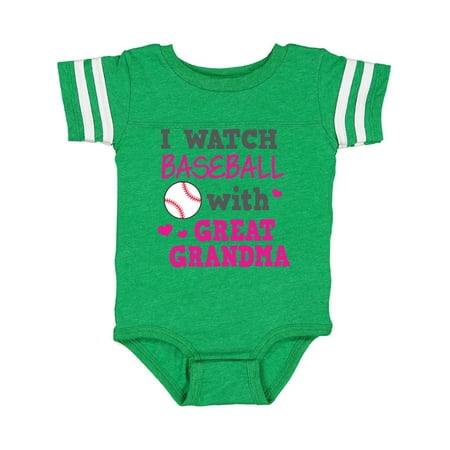 Inktastic I Watch Baseball with My Great Grandma Gift Baby Boy or Baby Girl Bodysuit
Inktastic I Watch Baseball with My Great Grandma Gift Baby Boy or Baby Girl Bodysuit