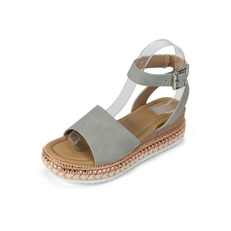 Welliumy Womens Espadrilles Summer Wedge Sandals Ankle Strap Platform Sandal Walking Casual Shoes Work Fashion Beach Gray 6.5
Welliumy Womens Espadrilles Summer Wedge Sandals Ankle Strap Platform Sandal Walking Casual Shoes Work Fashion Beach Gray 6.5