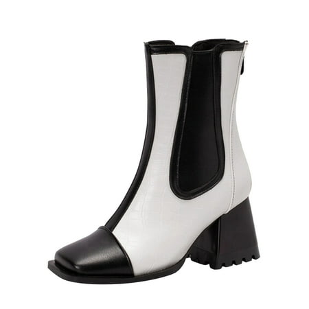 HSMQHJWE Tall Wide Calf Boots For Women Over The Knee Sock Boots For Women Small Calf Ladies Fashion Colorblock Leather Face Square Toe Back Zip High Heel Boots Tote Boots Women
HSMQHJWE Tall Wide Calf Boots For Women Over The Knee Sock Boots For Women Small Calf Ladies Fashion Colorblock Leather Face Square Toe Back Zip High Heel Boots Tote Boots Women