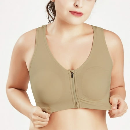 FYCONE Women s Front Zipper Closure Sports Bra High Impact Support Racerback Zip Front Close Workout Bras with Removable Pads
FYCONE Women s Front Zipper Closure Sports Bra High Impact Support Racerback Zip Front Close Workout Bras with Removable Pads