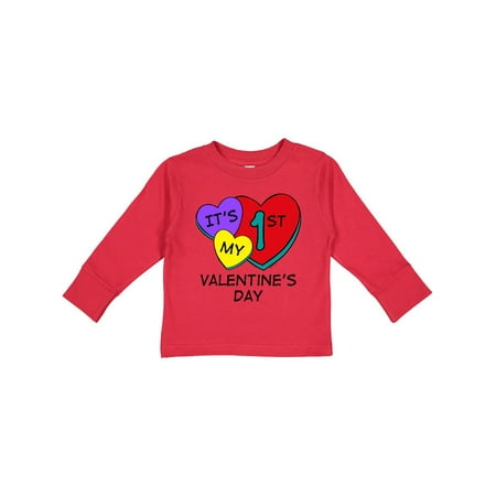 Inktastic 1st Valentine s Day Hearts Gift Toddler Boy or Toddler Girl Long Sleeve T-Shirt
Inktastic 1st Valentine s Day Hearts Gift Toddler Boy or Toddler Girl Long Sleeve T-Shirt