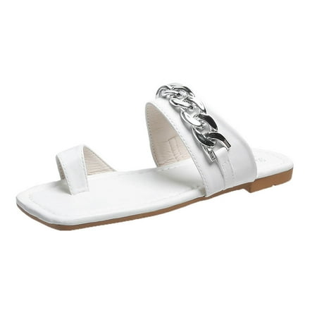 HSMQHJWE Toe Ring Slides Slip On Sandals Women Toe Clip Sandals For Women Dressy Summer Flat Sandals Ladies Comfortable Boho Beach Sandals Woman Dress Sandals HSMQHJWE(White 7.5)
HSMQHJWE Toe Ring Slides Slip On Sandals Women Toe Clip Sandals For Women Dressy Summer Flat Sandals Ladies Comfortable Boho Beach Sandals Woman Dress Sandals HSMQHJWE(White 7.5)