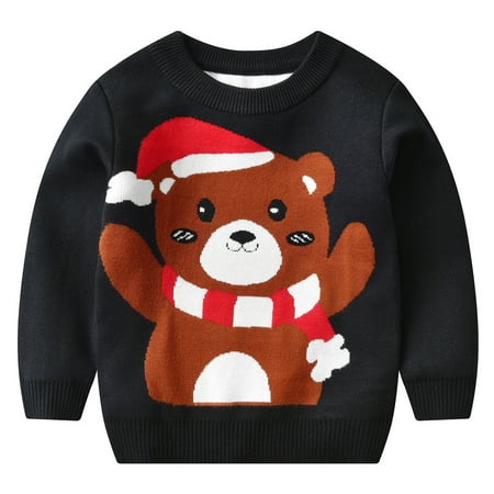 NECHOLOGY Boys Zip Cardigan Toddler Boys Girls Christmas Cartoon Bear Prints Sweater Long Sleeve Warm Knitted Cute Hoodie Toddler Sweater Black 3-4 Years
NECHOLOGY Boys Zip Cardigan Toddler Boys Girls Christmas Cartoon Bear Prints Sweater Long Sleeve Warm Knitted Cute Hoodie Toddler Sweater Black 3-4 Years