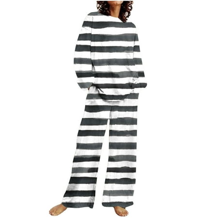 oieyuz Two Piece Printed Set for Women Baggy Long Sleeve Pullover Wide Leg Trousers Lounge Matching Sets
oieyuz Two Piece Printed Set for Women Baggy Long Sleeve Pullover Wide Leg Trousers Lounge Matching Sets