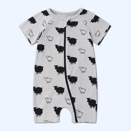 XMMSWDLA Toddler Girl Clothes Baby Boys Girls Cute Cartoon Animal Pattern Short Sleeve Double Zipper Romper Jumpsuit Deals Clearance
XMMSWDLA Toddler Girl Clothes Baby Boys Girls Cute Cartoon Animal Pattern Short Sleeve Double Zipper Romper Jumpsuit Deals Clearance