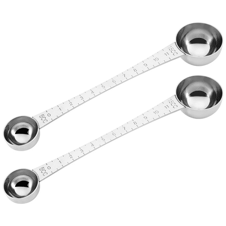 2 Pieces Coffee Scoops with Tick Mark 1 Tablespoon and 1 Teaspoon Stainless Steel Coffee Measuring Scoop for Coffee
2 Pieces Coffee Scoops with Tick Mark 1 Tablespoon and 1 Teaspoon Stainless Steel Coffee Measuring Scoop for Coffee